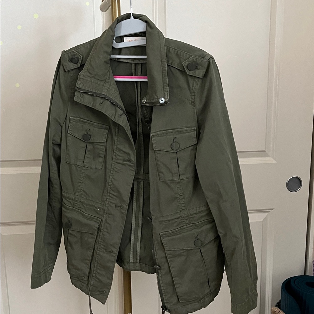 Tory Burch Olive Utility Jacket